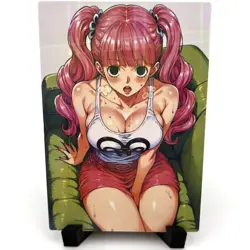 One Piece Perona Sexy Hot Anime Waifu Girl Doujin Lewd Goddess Story Art Card - Image 3