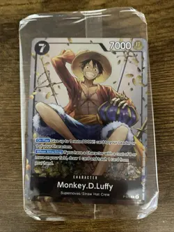 Monkey.D.Luffy (Tin Pack Set Vol. 2) P-075 One Piece Promo (Sealed) - Image 2