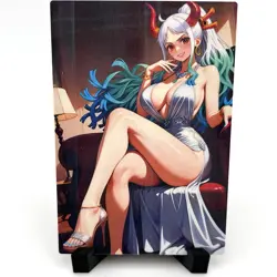 One Piece Yamato Sexy Hot Anime Waifu Girl Doujin Lewd Goddess Story Art Card - Image 2