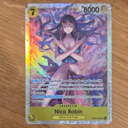 Bandai One Piece Nico Robin EB03-055 SR Heroines Edition Card - Image 1