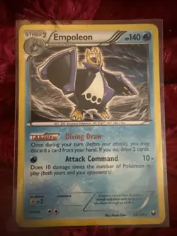 Empoleon Dark Explorers Holo Rare Card 29/108 Pokemon - Image 2