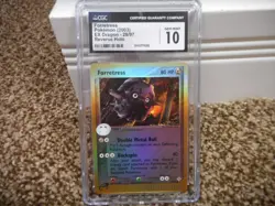 Forretress REVERSE HOLO cgc 10 GEM MINT EX Dragon 28/97 2003 psa card Pokemon - Image 1