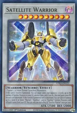 Yugioh - Satellite Warrior - 1st Edition Ultra Rare NM - Free Holographic Card - Image 1