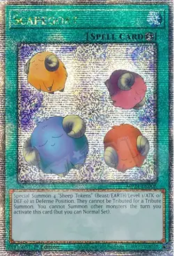 Yugioh - Scapegoat - 1st Edition QCR Quarter Century NM - Free Holographic Card - Image 1