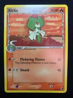 KIRLIA (DELTA SPECIES) - 33/101 - DRAGON FRONTIERS - POKEMON CARD - LP - Image 1