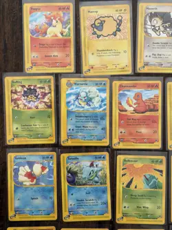 Pokemon E Reader Card Lot of 19 Cards Expedition LP - NM Bulbasaur Totodile - Image 2