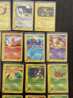 Pokemon E Reader Card Lot of 19 Cards Expedition LP - NM Bulbasaur Totodile - Image 3