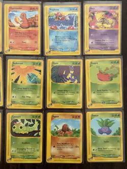 Pokemon E Reader Card Lot of 19 Cards Expedition LP - NM Bulbasaur Totodile - Image 4