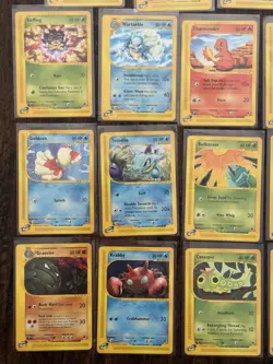 Pokemon E Reader Card Lot of 19 Cards Expedition LP - NM Bulbasaur Totodile - Image 5