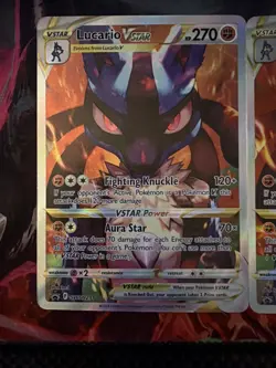 Lot Of 3 Lucario VSTAR SWSH291 SWSH: Sword & Shield Promo Cards Holo - Image 2