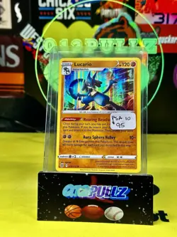 Lucario 79/172 Brilliant Stars Holo Rare Pokemon Card TCG 079/172 Pokemon - Image 1