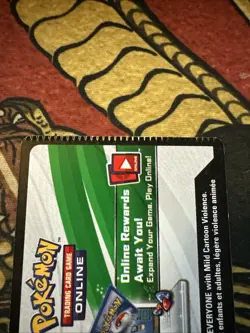 Pokemon Green Stripe Code Card Vivid Voltage Crimp Misprint Error - Image 2