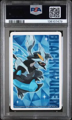 2012 POKEMON BLACK 2 PLAYING CARDS 10 OF CLUBS SERPERIOR PSA 9 - Image 2