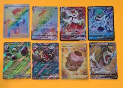 2021-2025 POKEMON FULL ART 8 CARD LOT **READ** - Image 1