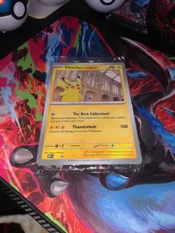 NEW/SEALED Pikachu at the Museum Natural History Museum Promo Card, UK Exclusive - Image 1