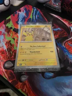 NEW/SEALED Pikachu at the Museum Natural History Museum Promo Card, UK Exclusive - Image 2