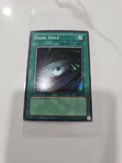 Yu-Gi-Oh Dark Hole LOB-052 Legend of Blue Eyes Unlimited Spell Card LP - Image 1