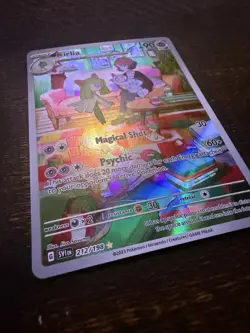 Pokemon TCG Kirlia Scarlet & Violet Base Set Illustration Rare Card 212/198 - Image 1