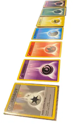 70 Cards Total! All 7 1999 Base Set Energy Cards (#96- #102) 1 Shadowless Energy - Image 3