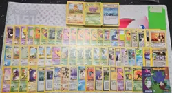 vintage Pokemon card lot MP/DMG c,un Holo, rare, Shadowless, 1st ed 200+ - Image 1