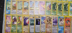 vintage Pokemon card lot MP/DMG c,un Holo, rare, Shadowless, 1st ed 200+ - Image 2