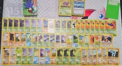 vintage Pokemon card lot MP/DMG c,un Holo, rare, Shadowless, 1st ed 200+ - Image 4
