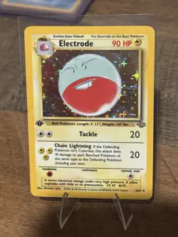 Electrode 1st Edition Jungle Holo 2/64 WOTC Pokemon Card LP+ Clean Holofoil - Image 1