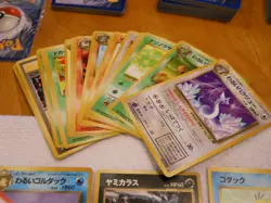 200 + VINTAGE POKEMON POCKET MONSTER CARDS 1996-1998 MINT CARD HOLDER L@@K - Image 2