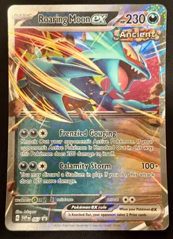 Roaring Moon EX SVP 067 JUMBO Card 2023 Black Star Promo OVERSIZE Card NEAR MINT - Image 1
