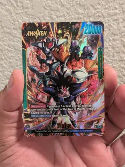 Turles FB08-049 Leader Alternate Art Saiyan's Pride Dragon Ball English Card - Image 3