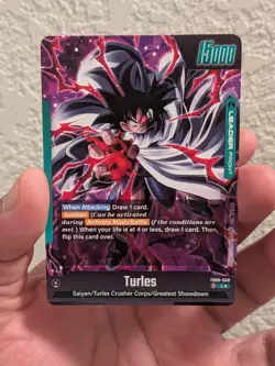 Turles FB08-049 Leader Alternate Art Saiyan's Pride Dragon Ball English Card - Image 4