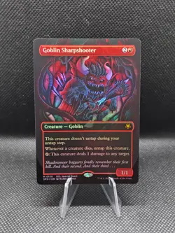 MTG Goblin Sharpshooter (Borderless) FOIL 0136 Special Guests Lorwyn Eclipsed - Image 1