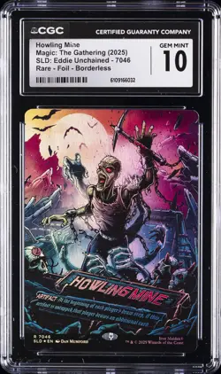 2025 MAGIC : THE GATHERING SLD : EDDIE UNCHAINED HOWLING MINE CGC 10 GEM MINT - Image 1