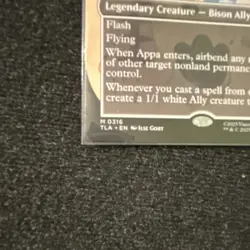 Appa Steadfast Guardian TLA Legendary Creature White 0316 Avatar Magic - Image 2