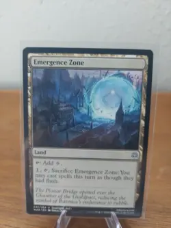 1x MTG Magic The Gathering TCG Emergence Zone Land - War of the Spark - Image 1