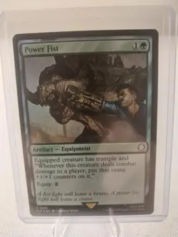 MTG Magic the Gathering Power Fist (Foil) Fallout (#0081) NM - Image 1