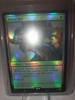 MTG Magic the Gathering Power Fist (Foil) Fallout (#0081) NM - Image 2