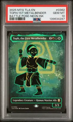 2025 MTG AVATAR: THE LAST AIRBENDER #0362 TOPH, THE FIRST METALBENDER PSA 10 - Image 1