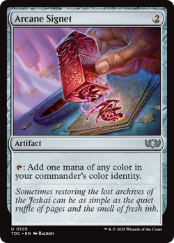 Arcane Signet #105 | Near Mint | Tarkir Dragonstorm Commander TDC Magic MTG - Image 1
