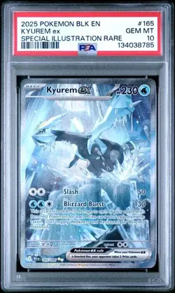 Kyurem ex #165 PSA 10 Special Illustration Rare Pokemon Card SIR - Image 1