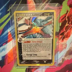 Pokemon TCG Deoxys EX 3/110 EX Holon Phantoms Delta Species Holo Rare - Image 1