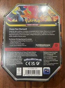 Pokemon TCG Mega Charizard X & Y EX Tins Sealed - Set of 2 New! - Image 3