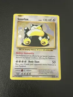 Pokemon 2016 XY Black Star Promo Holo Snorlax XY179 MP-HP - Image 1