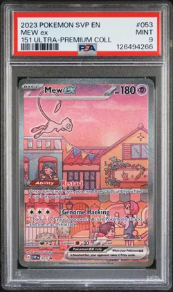 2023 POKEMON SVP BLACK STAR PROMO 151 ULTRA-PREMIUM COLLECTION MEW EX PSA 9 - Image 1