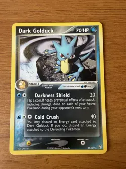Dark Golduck 35/109 2004 Pokemon Card Regular Non Holo Team Rocket Returns - Image 1