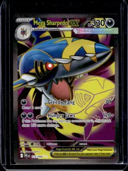 2025 Pokemon Phantasmal Flames Mega Sharpedo ex Ultra Rare #113/094 - Image 1