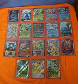 Lot of 18 Pokemon Cards Misc Cards Mostly 2023-2025 In Protective Sleeves - Image 1