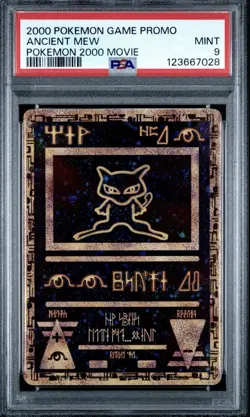 2000 POKEMON GAME PROMO MOVIE ANCIENT MEW PSA 9 - Image 1