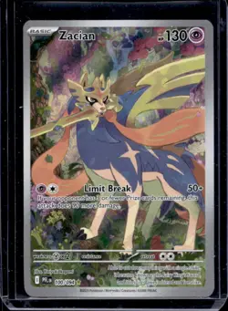 2025 Pokemon Phantasmal Flames Zacian Illustration Rare #100/094 - Image 1