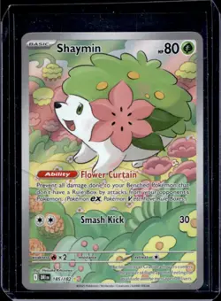 2025 Pokemon Destined Rivals Shaymin #185/182 - Image 1